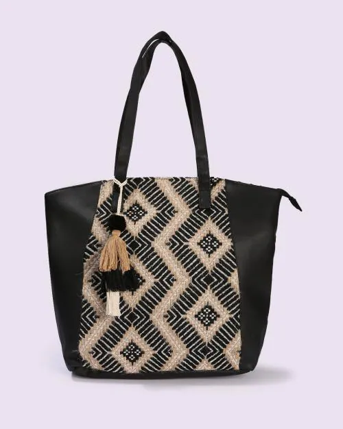 Women Geometric Print Tote Bag