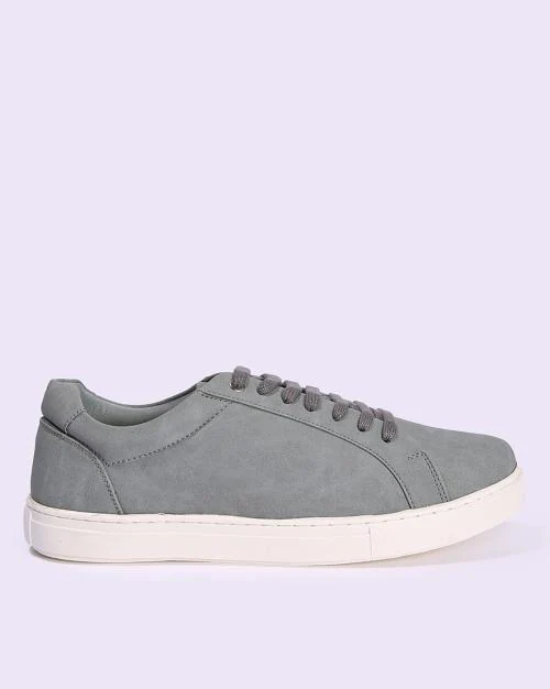 Men Low-Top Lace-Up Shoes