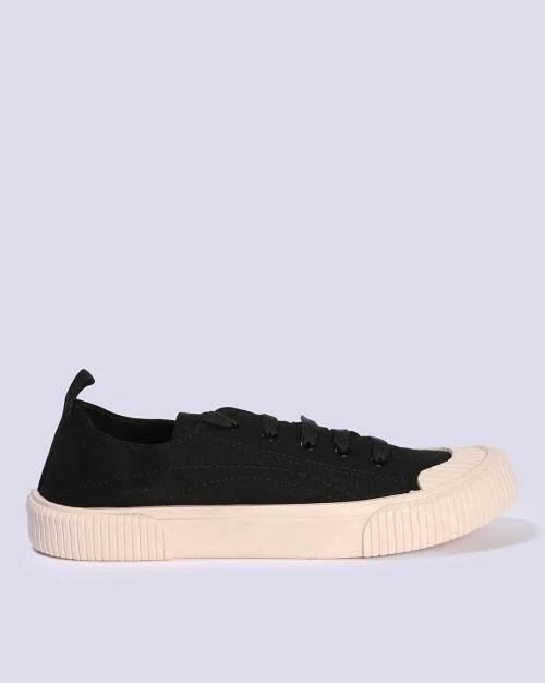 Men Low-Top Lace-Up Casual Shoes