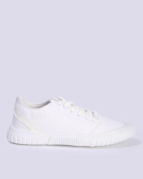 Men Low-Top Lace-Up Casual Shoes