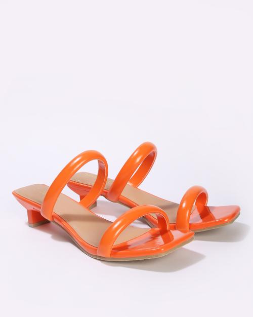 Women Square-Toe Kitten Heels