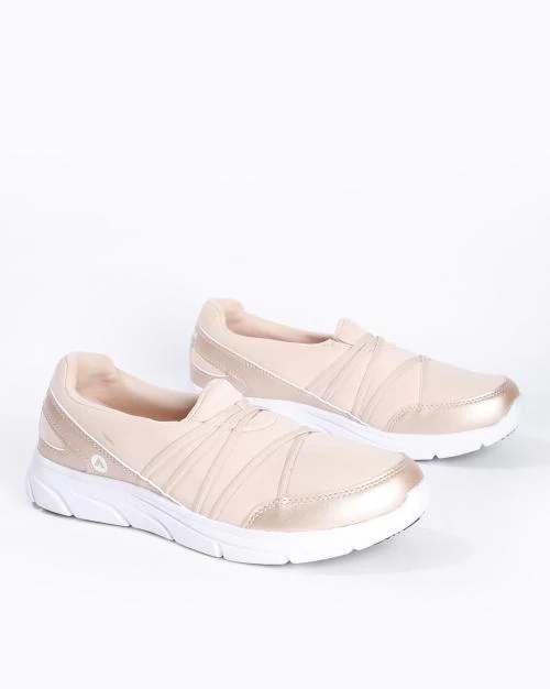 textured slip on shoes