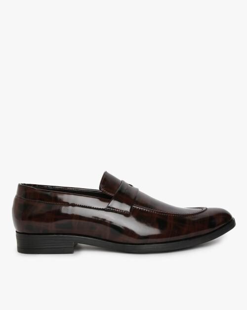 Glossy Penny Loafers