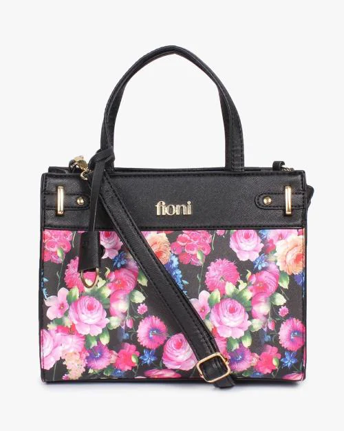 Floral Print Tote Bag