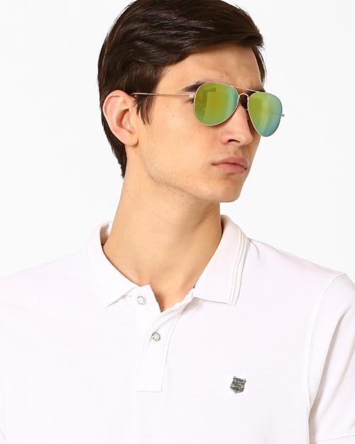 Mirrored Aviators with UV Protection