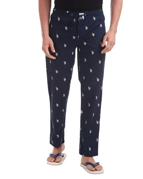 Printed Lounge Pants with Drawstring