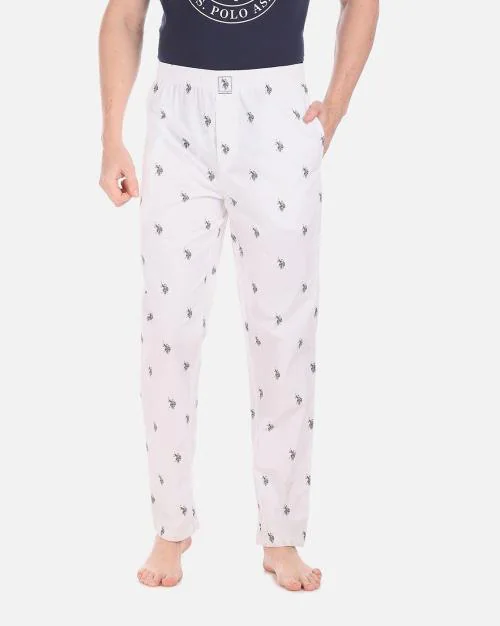 Printed Lounge Pants with Drawstring