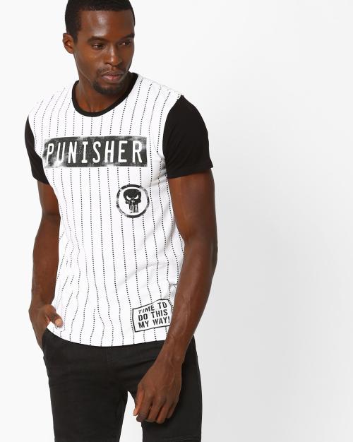 Marvel Comic Print Crew-Neck T-shirt