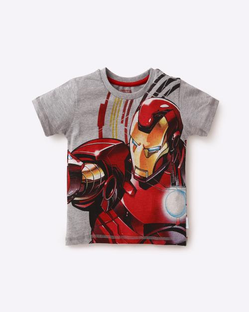 Iron Man Print T-shirt