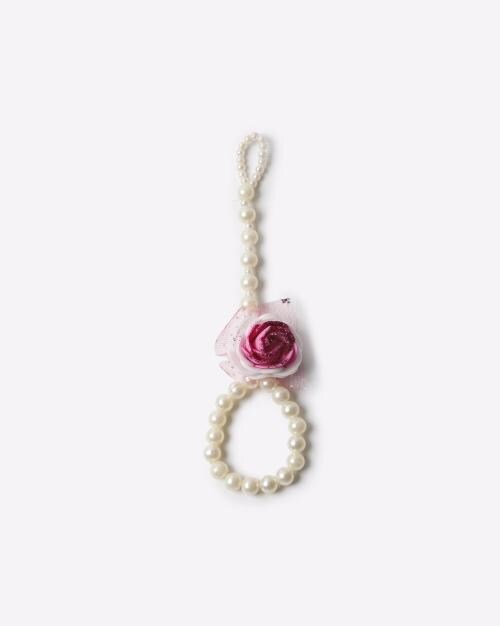 Pearl Bead Hair Tie with Rosette JioMart