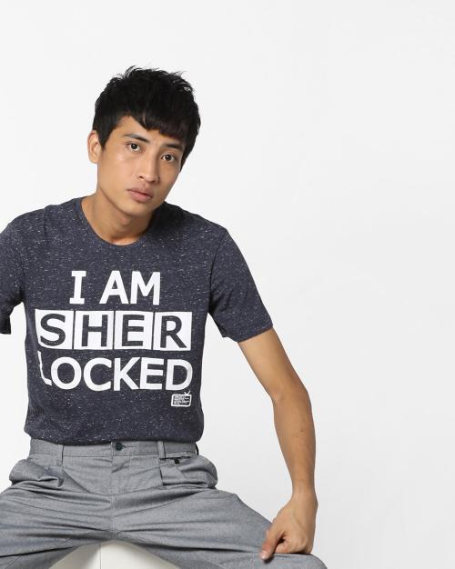 Sherlock Holmes Printed T-shirt