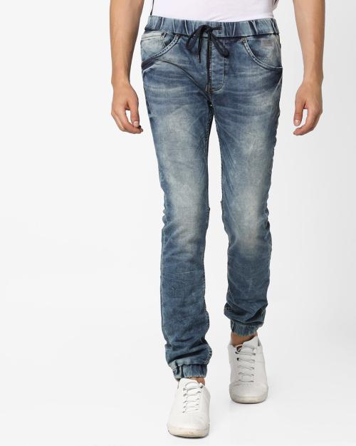 Ji Ben Ry 320 Mid-Washed Jeans