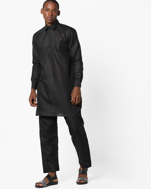 Collared Kurta with Pants