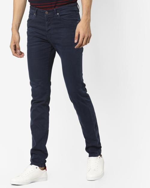 Straight Fit Casual Trousers