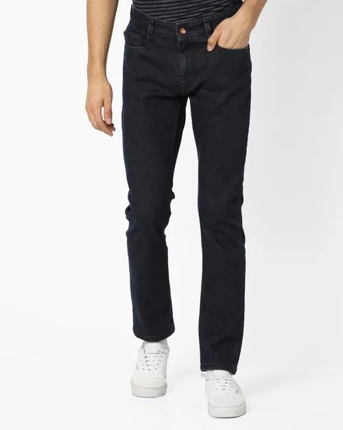 Men Mid-Rise Straight Fit Jeans
