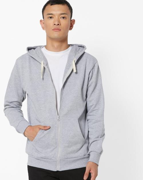 Hooded Zip-Front Sweatshirt