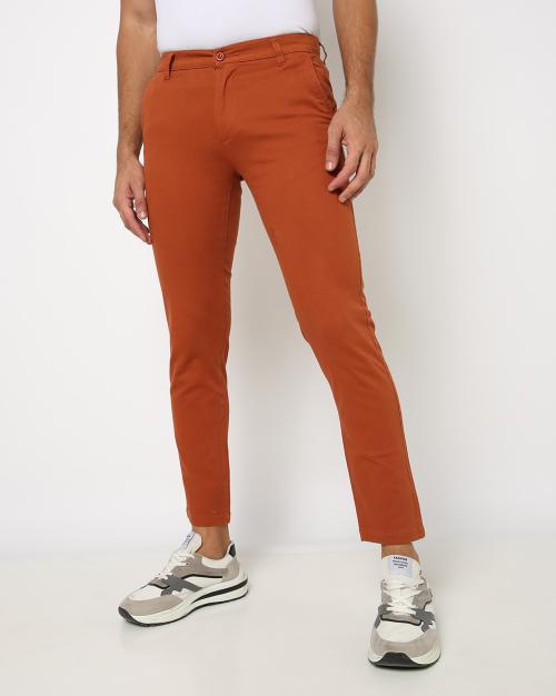Mid-Rise Slim Fit Chinos