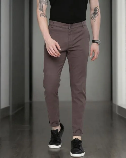 Flat-Front Slim Fit Chinos