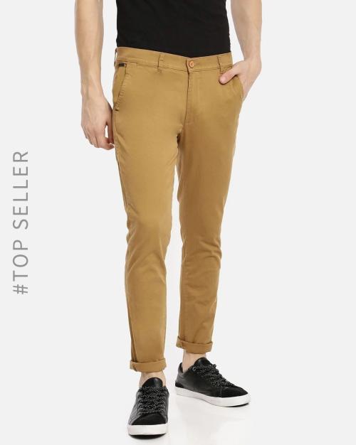 Flat-Front Slim Fit Chinos