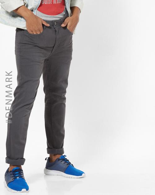 Mid-Rise 5-pocket Trousers