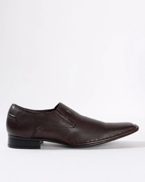 Leather Slip-On Formal Shoes