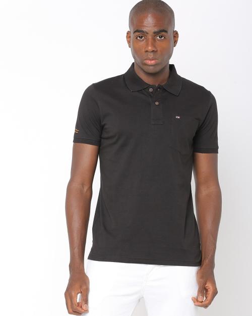 Polo T-shirt with Patch Pocket
