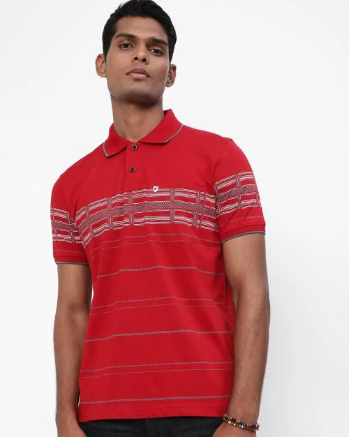 Striped Polo T-shirt