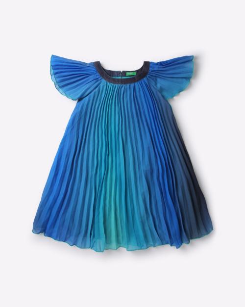 Ombre-Dyed A-line Dress