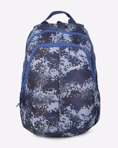 Camouflage Print Everyday Backpack with Adjustable Shoulder Straps