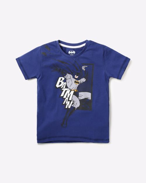 Batman Print Crew-Neck T-shirt