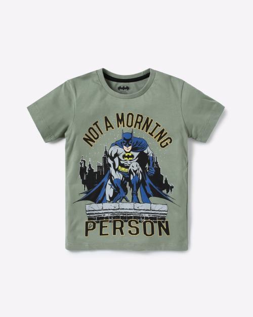 Batman Print Crew-Neck T-shirt