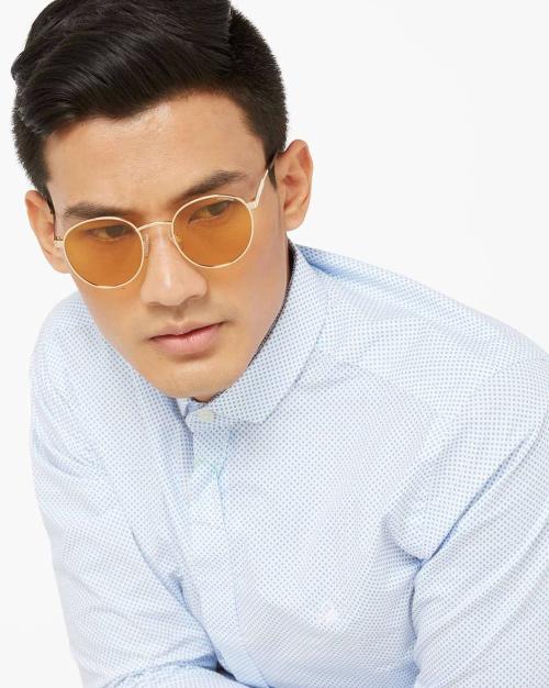 UV-Protected Round Sunglasses