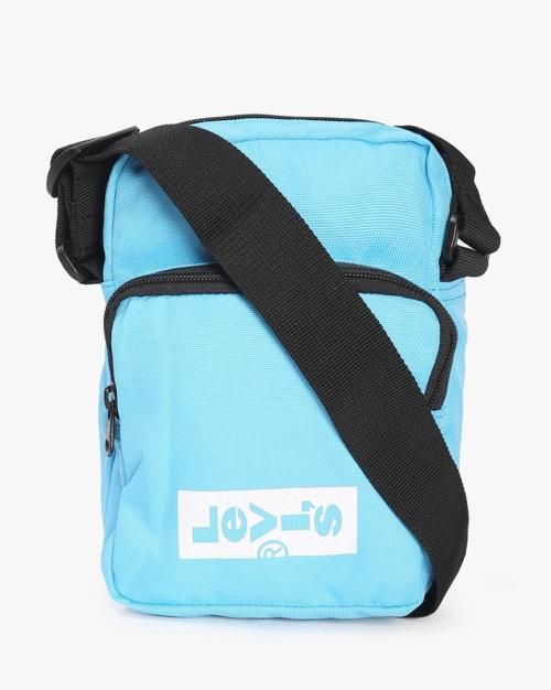 Panelled Messenger Bag with Adjustable Strap