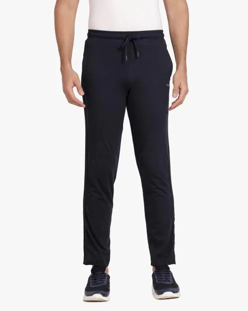 Buy Mid-Rise Tapered Track Pants with Drawstring Online at Best Prices ...