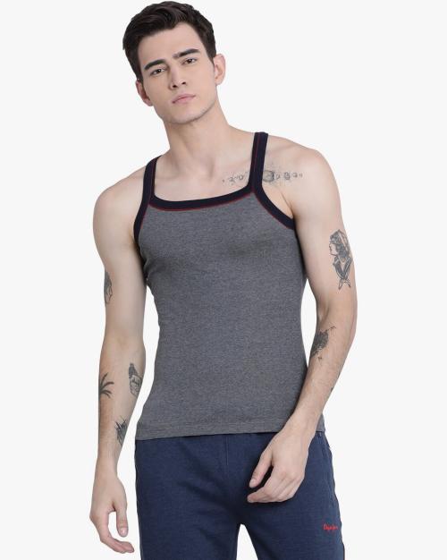 Sleeveless Round-Neck Racerback Vest