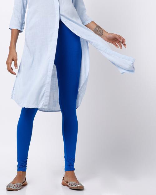 Mid-Rise Leggings with Elasticated Waistband