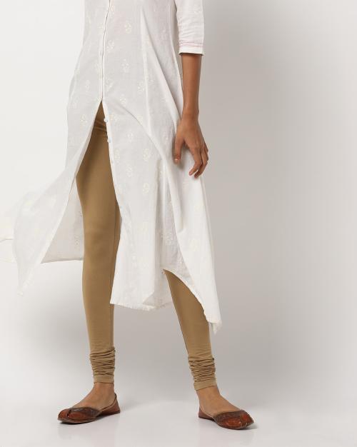 Mid-Rise Leggings with Elasticated Waistband