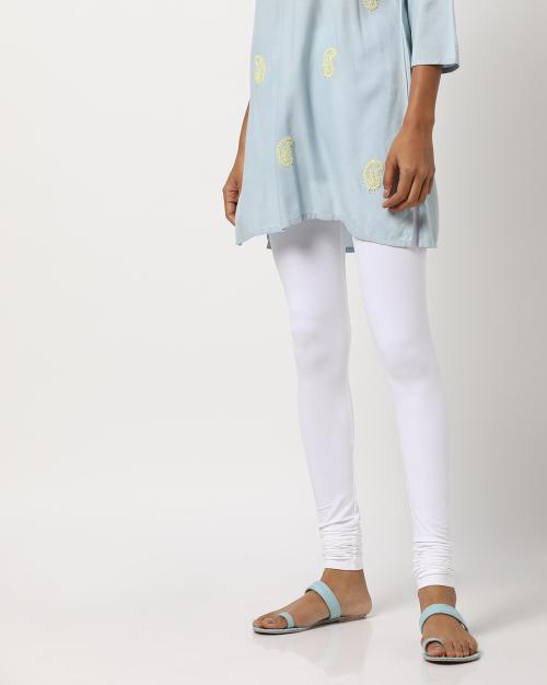 Mid-Rise Leggings with Elasticated Waistband