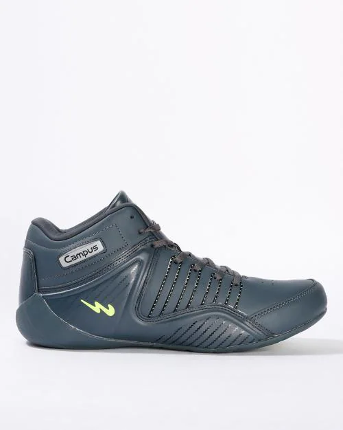 City-Ride Panelled Mid-Top Sports Shoes