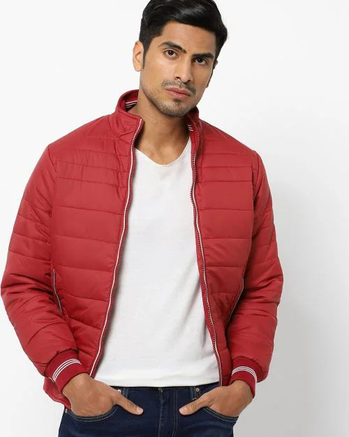 Quilted Jacket with Insert Pockets