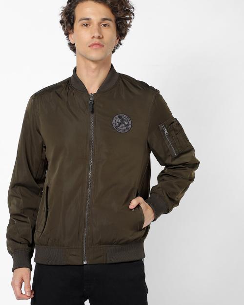 Reversible Zip-Front Jacket with Insert Pockets