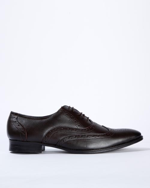 Genuine Leather Brogue Shoes