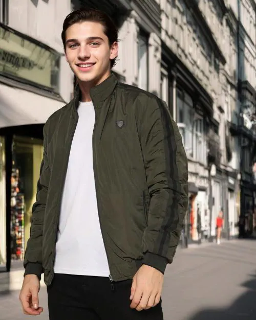 Textured Zip-Front Jacket with Insert Pockets