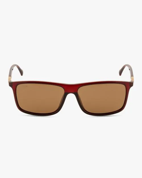 Full-Rim Rectangular Sunglasses