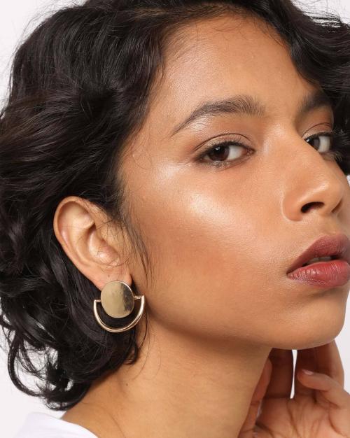 Metallic Stud Earrings