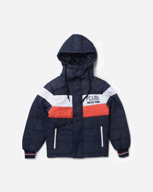 Quilted Jacket with Detachable Hood