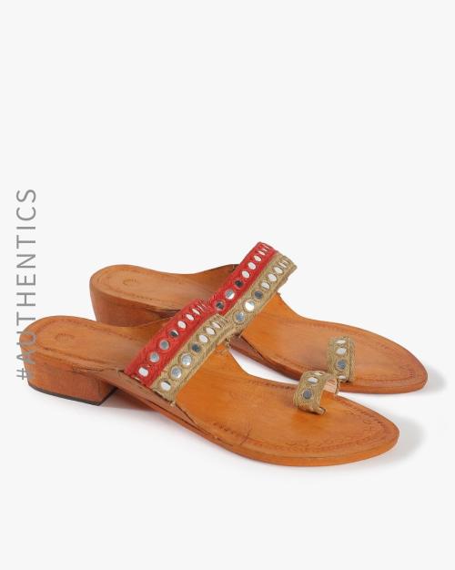 Handcrafted Pure Leather Kolhapuri Chappals