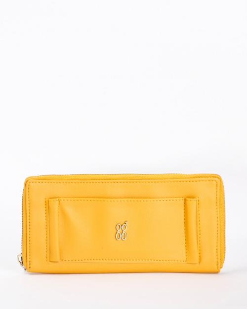 Zip-Around Wallet with Signature Branding