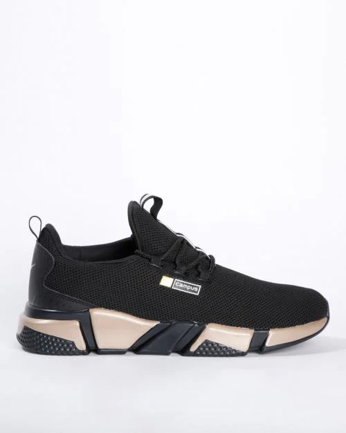 Alexa Textured Low-Top Lace-Up Sports Shoes