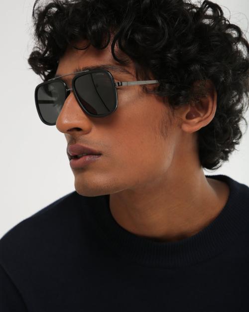 6033S 807 57M9 UV-Protected Full-Rim Square Sunglasses